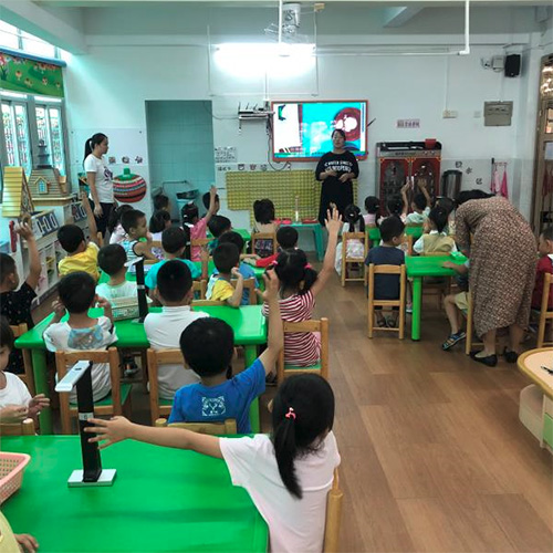 幼兒園手工分享展示互動教學系統(tǒng)